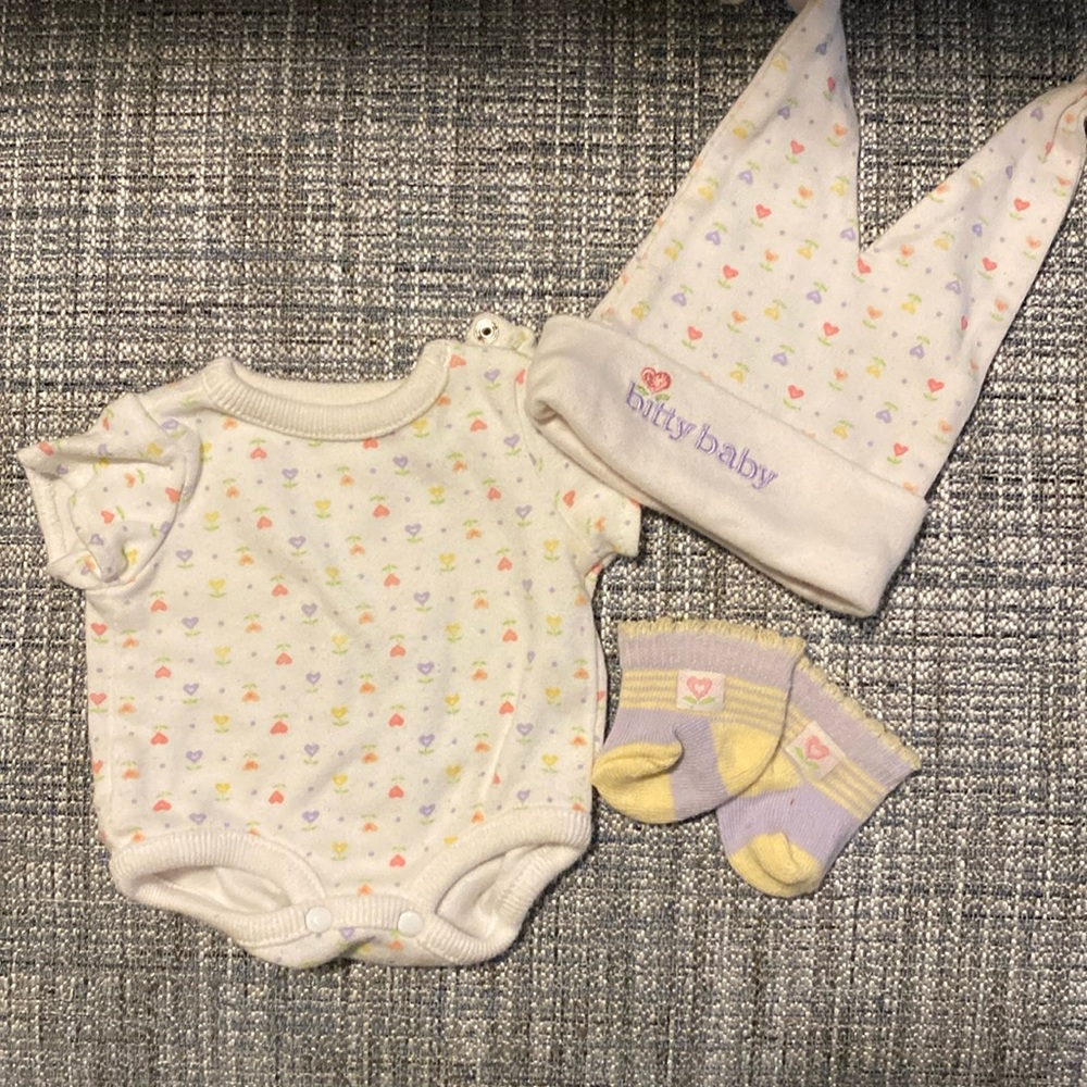 American Girl bitty baby retired layette set (2003)